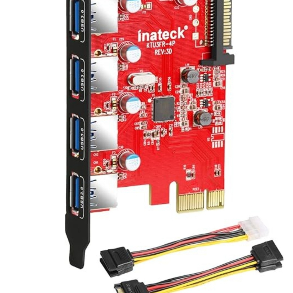 PCI-e to USB 3.0 (4 Ports )